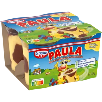 Dr. Oetker PAULA Vanille vla met chocovlekken