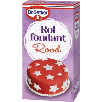 Dr. Oetker Rolfondant Rood