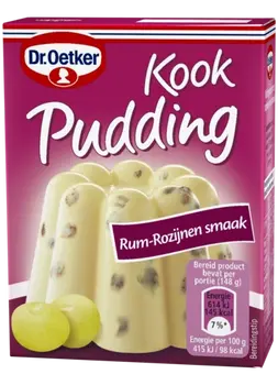 Dr. Oetker Kookpudding Rum-Rozijnen