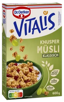 Dr. Oetker Vitalis Krokante Muesli Klassiek met Rozijnen