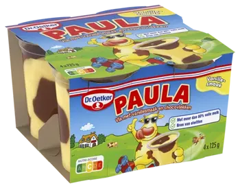 Dr. Oetker PAULA Vanille vla met chocovlekken