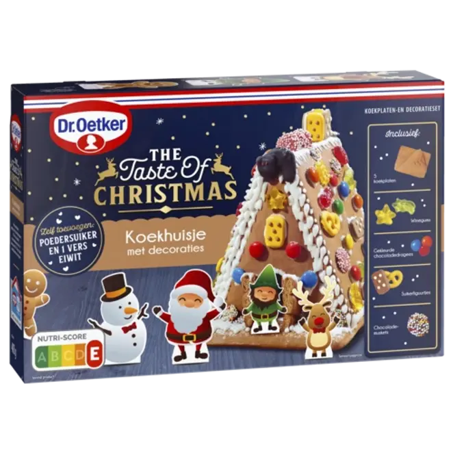 Dr. Oetker Koekhuisje met decoraties