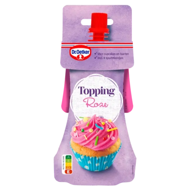 Dr. Oetker Topping roze