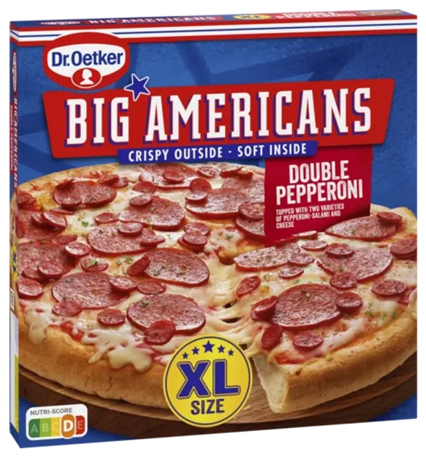 Dr. Oetker Big Americans XL Double Pepperoni