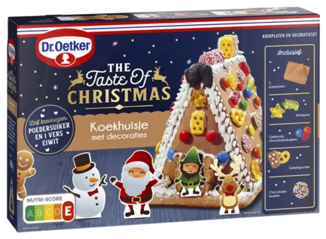 Dr. Oetker Koekhuisje met decoraties