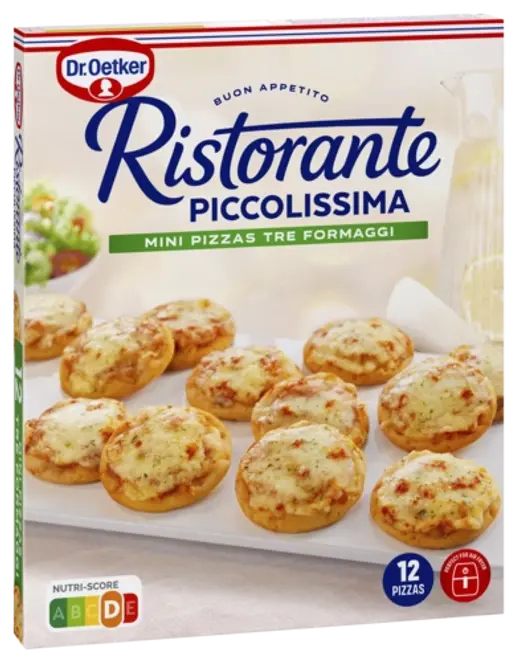 Dr. Oetker Ristorante Piccolissima Tre Formaggi 12 stuks