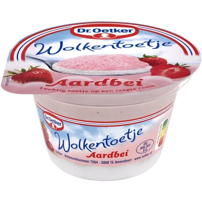 Dr. Oetker Wolkentoetje Aardbei
