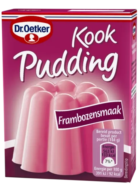 Dr. Oetker Kookpudding Frambozen