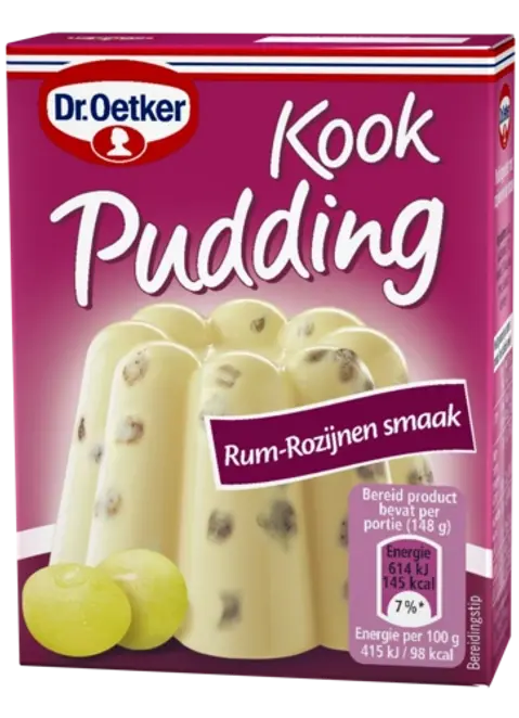 Dr. Oetker Kookpudding Rum-Rozijnen