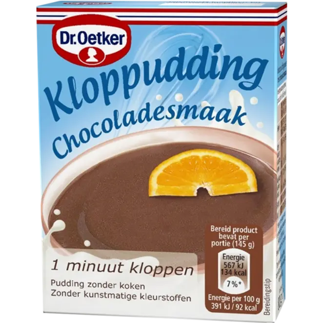 Dr. Oetker Kloppudding Chocolade