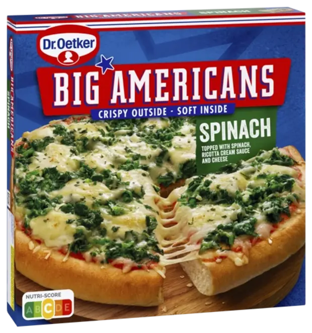 Dr. Oetker Big Americans Spinach