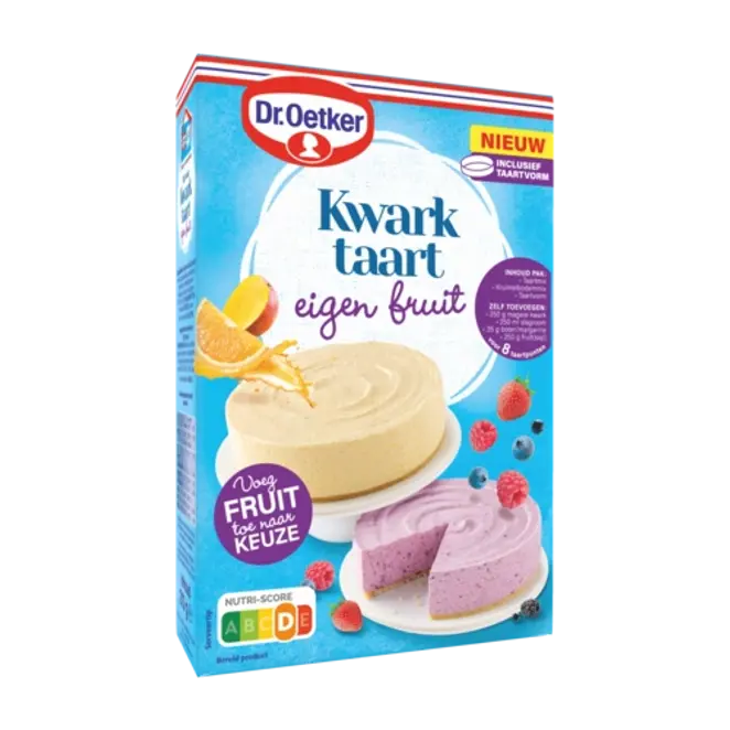Dr. Oetker Kwarktaart Eigen Fruit