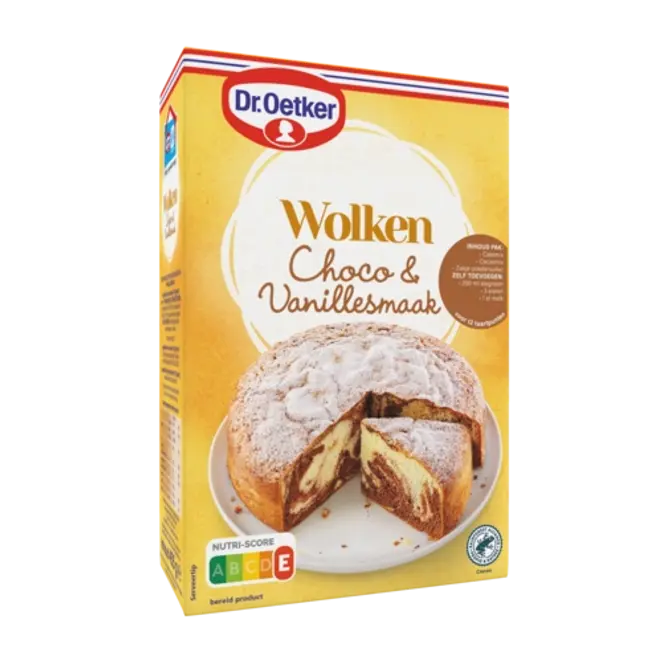 Dr. Oetker Wolkencake Choco & Vanillesmaak