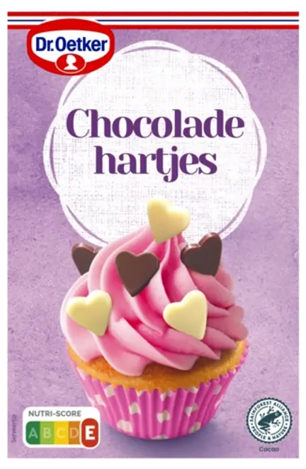 Dr. Oetker Chocoladehartjes