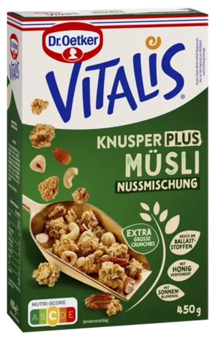 Dr. Oetker Vitalis Krokante Muesli Noten