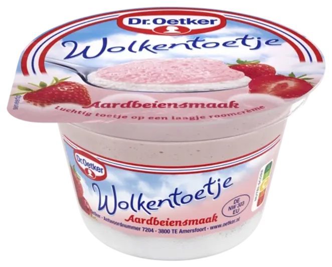 Dr. Oetker Wolkentoetje Aardbei