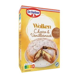Dr. Oetker Wolken Choco en Vanillesmaak