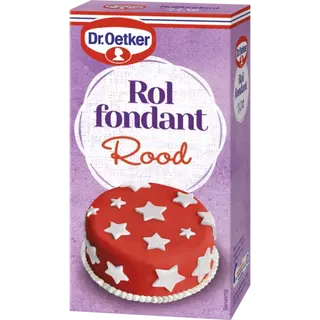 verpakkingen Dr. Oetker Rolfondant rood