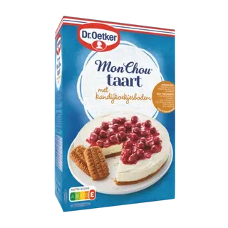 Dr. Oetker MonChoutaart met kandijkoekjesbodem