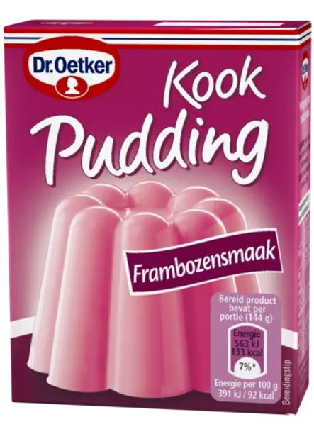 Dr. Oetker Kookpudding Frambozen