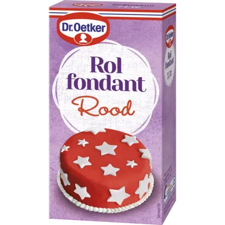 verpakkingen Dr. Oetker Rolfondant rood