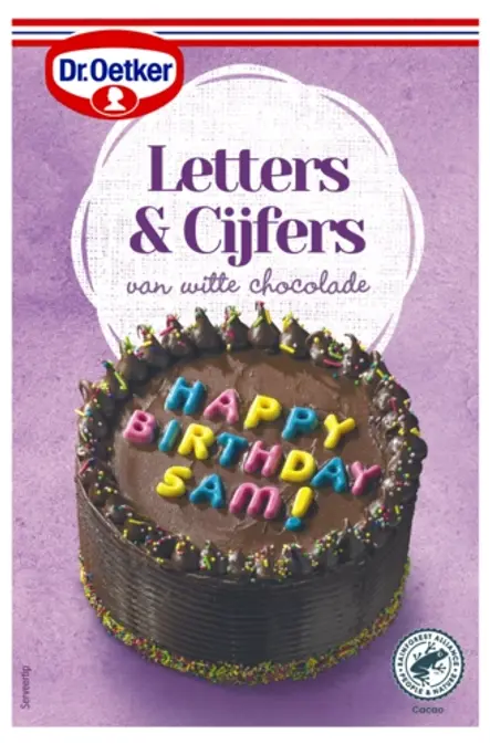 Dr. Oetker Letters & Cijfers
