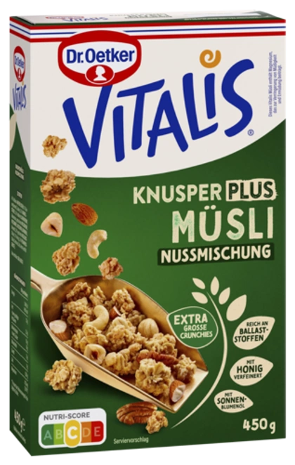 Dr. Oetker Vitalis Krokante Muesli Noten