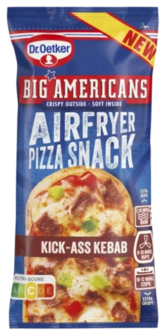 Dr. Oetker BA AIRFRYER PIZZA SNACK KEBAB