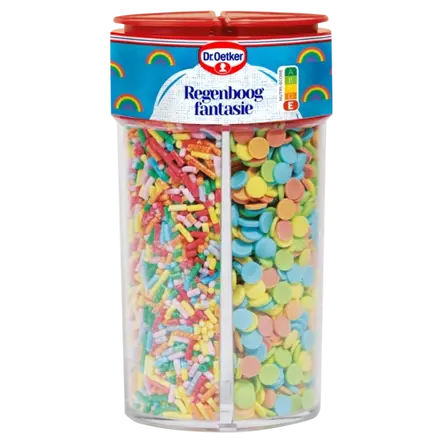 Dr. Oetker Regenboogfantasie (gekleurde hagels)