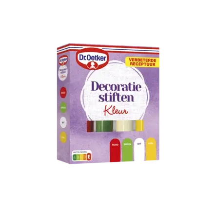 Dr. Oetker Decoratiestiften Kleur geel