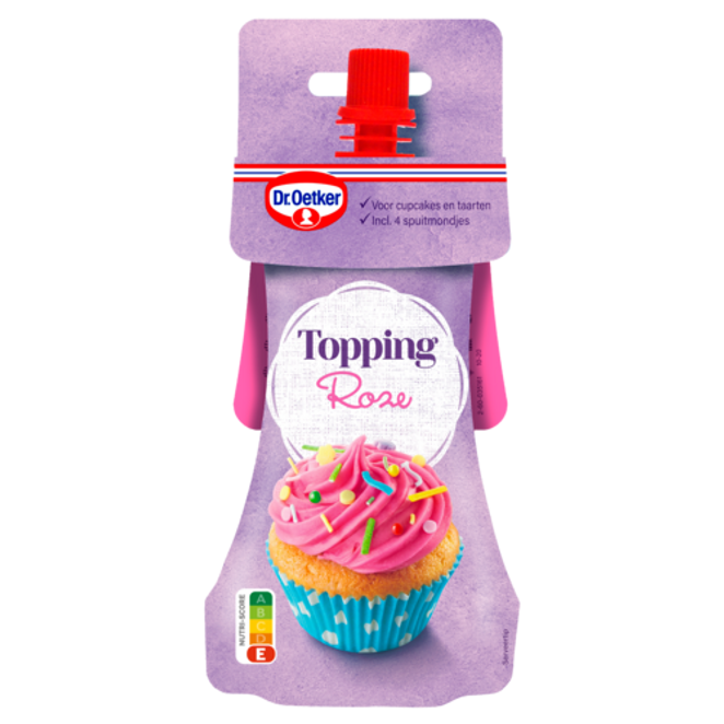 Dr. Oetker Topping roze
