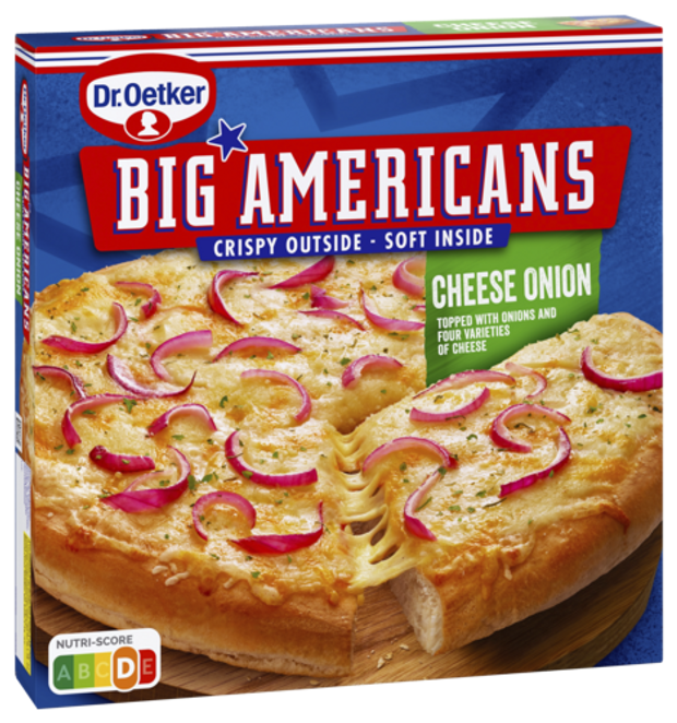 Dr. Oetker Big Americans Cheese Onion