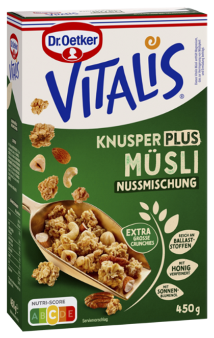 Dr. Oetker Vitalis Krokante Muesli Noten