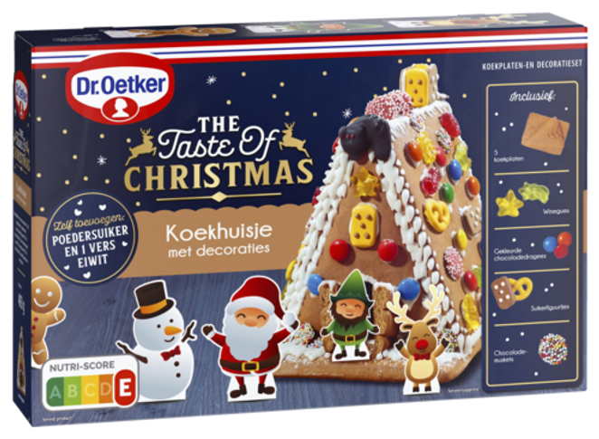 Dr. Oetker Koekhuisje met decoraties
