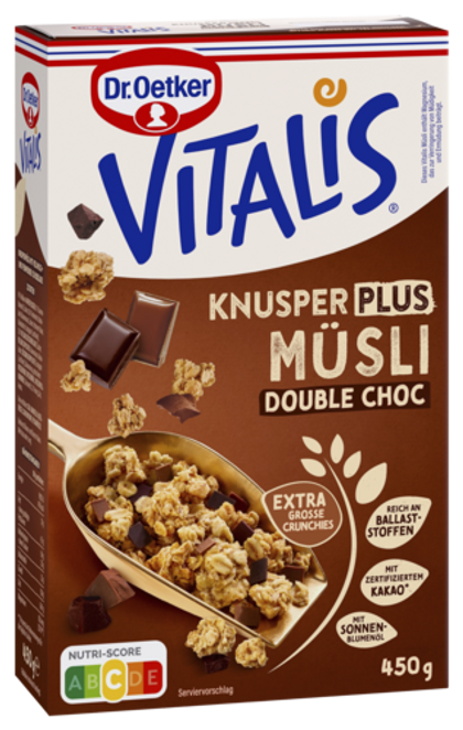 Dr. Oetker Vitalis Krokante Muesli Double Choco