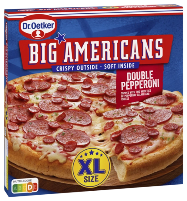 Dr. Oetker Big Americans XL Double Pepperoni