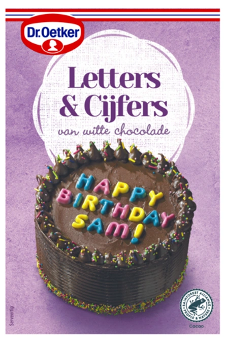 Dr. Oetker Letters & Cijfers
