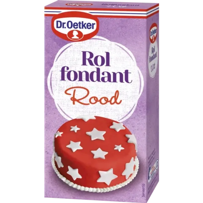 Rolfondant rood - 3686