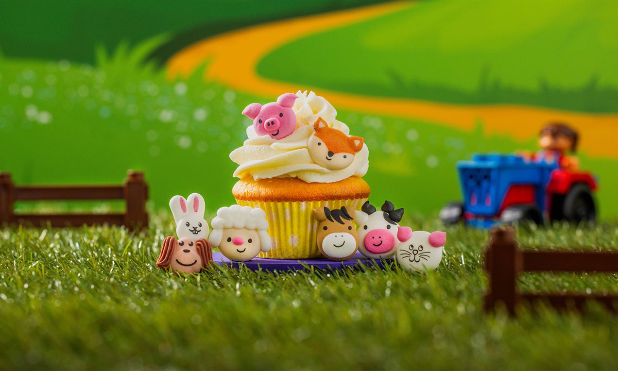 Boerderij cupcakes