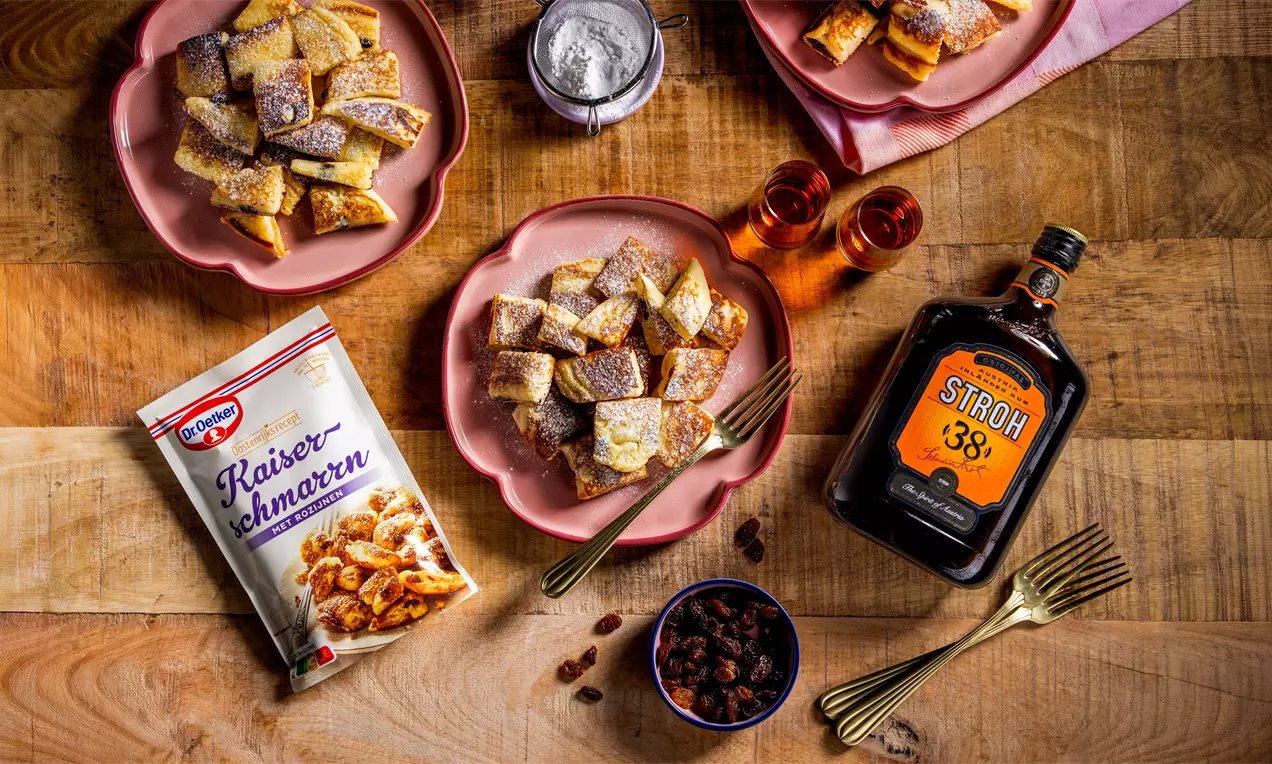 Kaiserscharrn met stroh drank