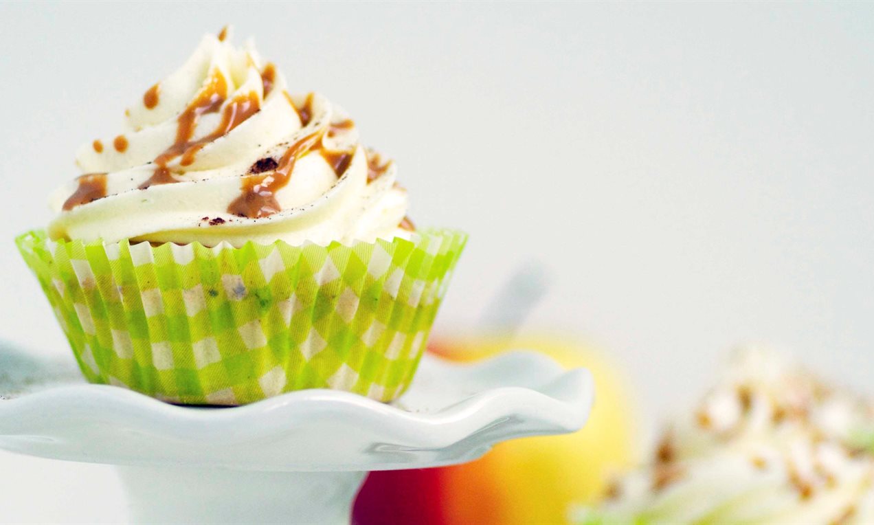 Winterse appelcupcakes