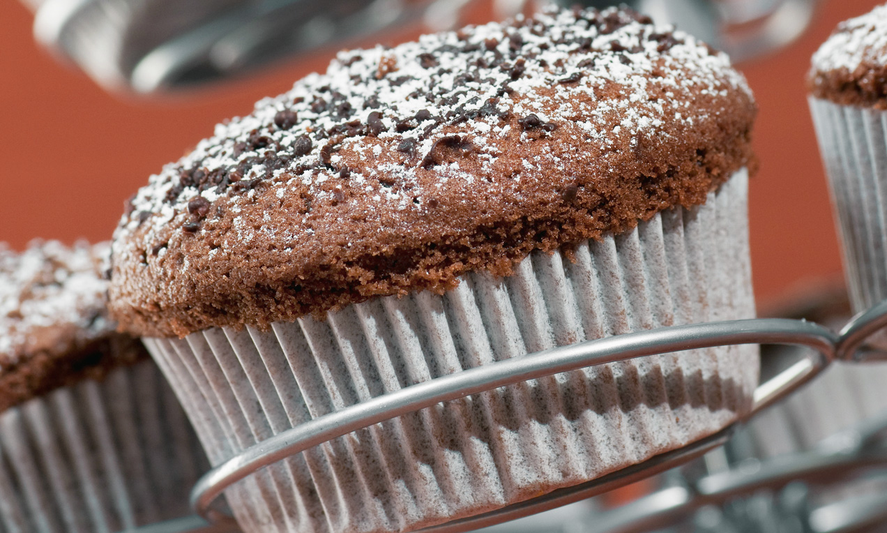 Chocolade-Kokos muffins