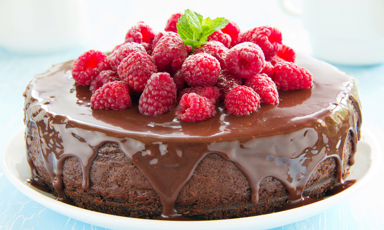 Chocolade Cheesecake met frambozen