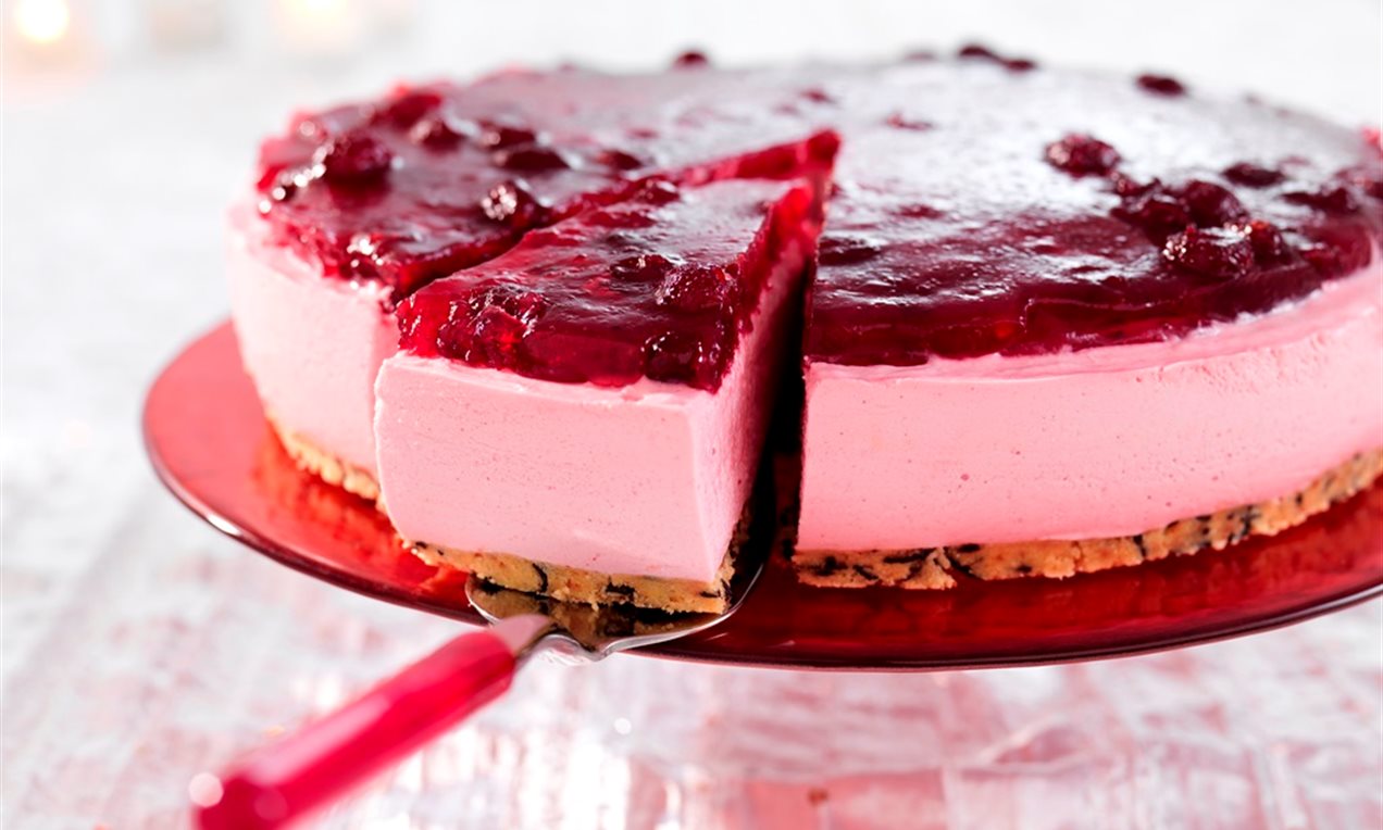 Cranberry yoghurttaart