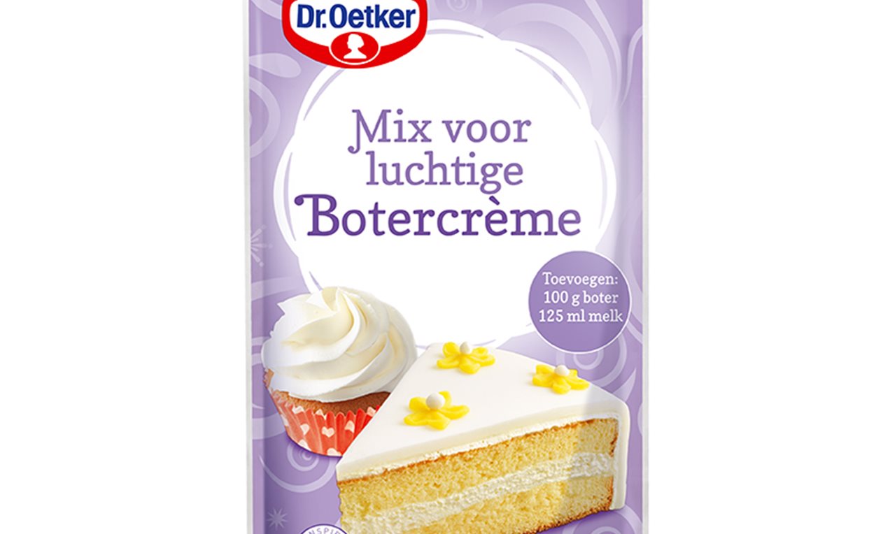 Gekleurde botercrème