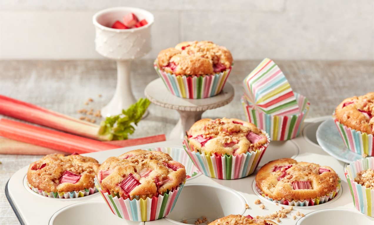 Rabarber Muffins