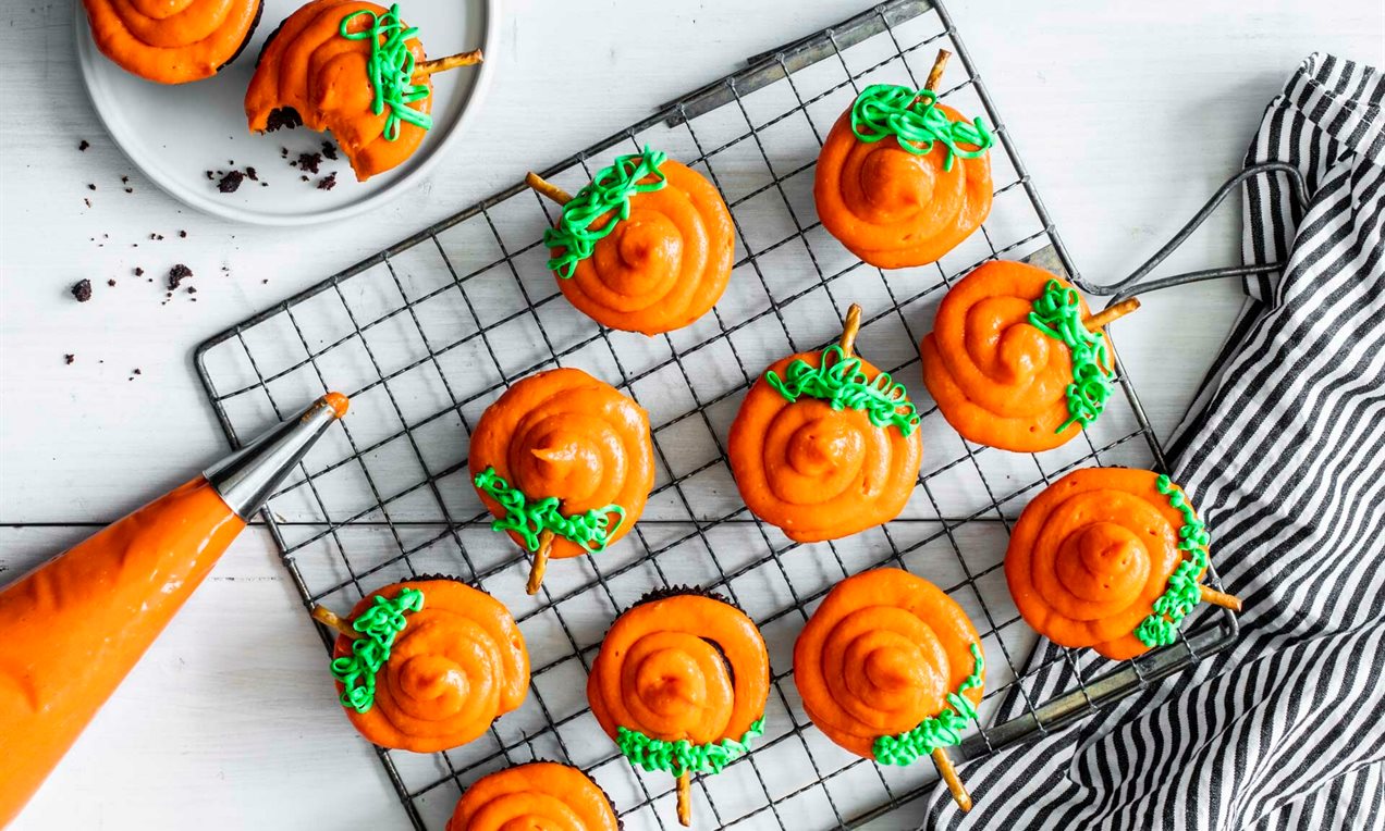 Pompoencupcakes