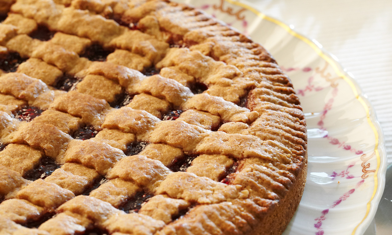 Oostenrijkse vruchtenvlaai (Linzer torte)