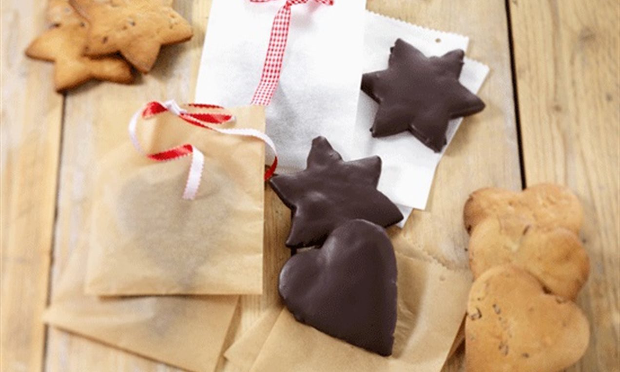 Chocolade Kerstkoekjes