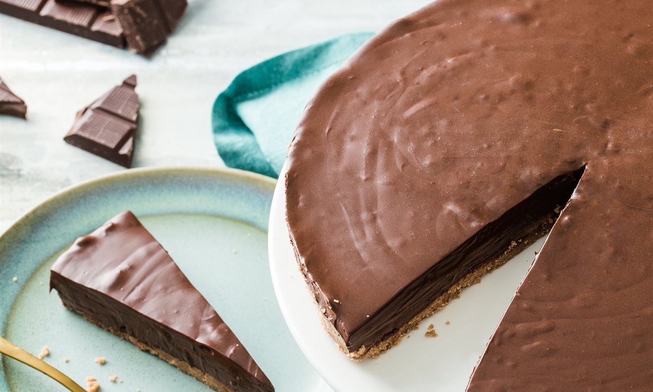 Chocolade ganache taart